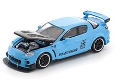 マツダ RX-8 RE雨宮 ライトブルー (ミニカー)