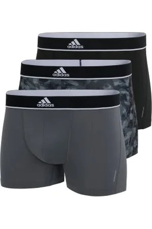 adidas Boxers & slips 3P Sport Trunk Grijs/Zwart polyester Small Heren