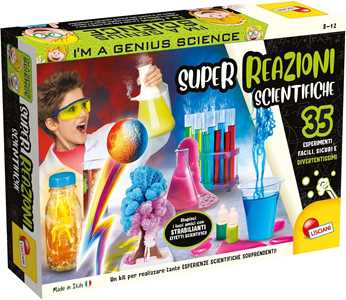 Giocattolo I'm a Genius Laboratorio Super Reazioni Lisciani