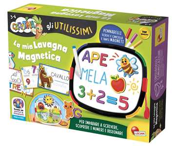 Giocattolo Carotina Gli Utilissimi Lavagna Magnetica Educativa Lisciani