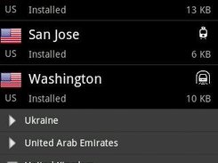 Map list in online catalog