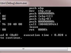 dasmx86 Screenshot 1