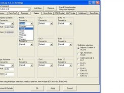 FreeLog settings offer many customizations