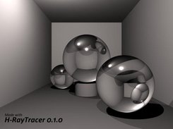 Very first rendering - H-RT version 0.1.0