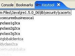 Keystore view