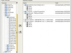 Browser: Audio Selection, Database Options