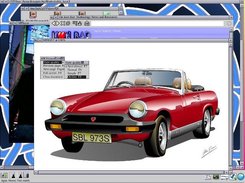 A rather cluttered desktop