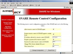 Snare Micro-Web configuration server