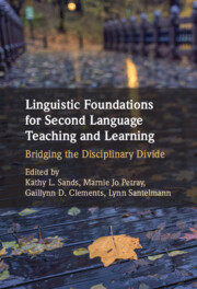 Linguistic Foundations for Second Language Teaching and Learning