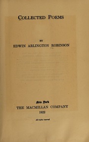 Cover of edition collectedpoems0000robi