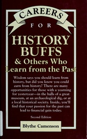 Cover of edition careersforhistor00came_0