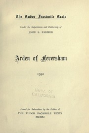 Cover of edition ardenoffeversham00londrich
