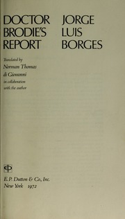 Cover of edition doctorbrodiesrep00borg