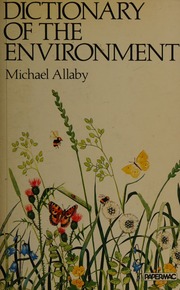 Cover of edition dictionaryofenvi0000alla_x3d4