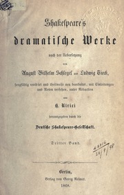 Cover of edition dramatischewerke03shakuoft