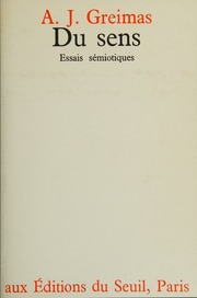Cover of edition dusensessaissemi0000algi