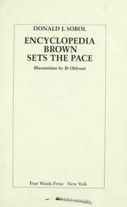 Cover of edition encyclopediapace00sobo