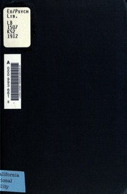 Cover of edition educationofchild00keyeiala