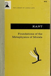 Cover of edition foundationsofmet0000kant