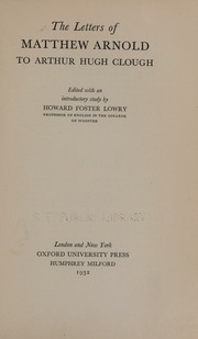 Cover of edition lettersofmatthew0000arno_h8y0