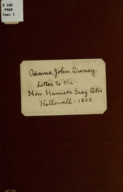 Cover of edition lettertohonharri02adam