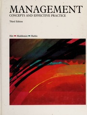 Cover of edition managementconcep0000hitt