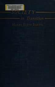 Cover of edition societyintransit0000barn_q2k4