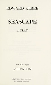 Cover of edition seascapeplay0000albe