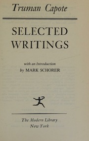Cover of edition selectedwritings0000unse_i0k7