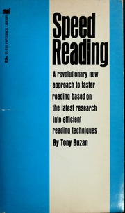 Cover of edition speedreading00buza