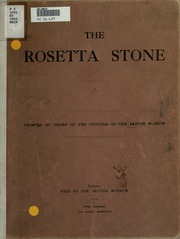 Cover of edition rosettastone00budgrich