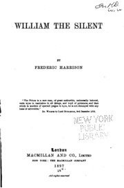Cover of edition williamsilent00harrgoog