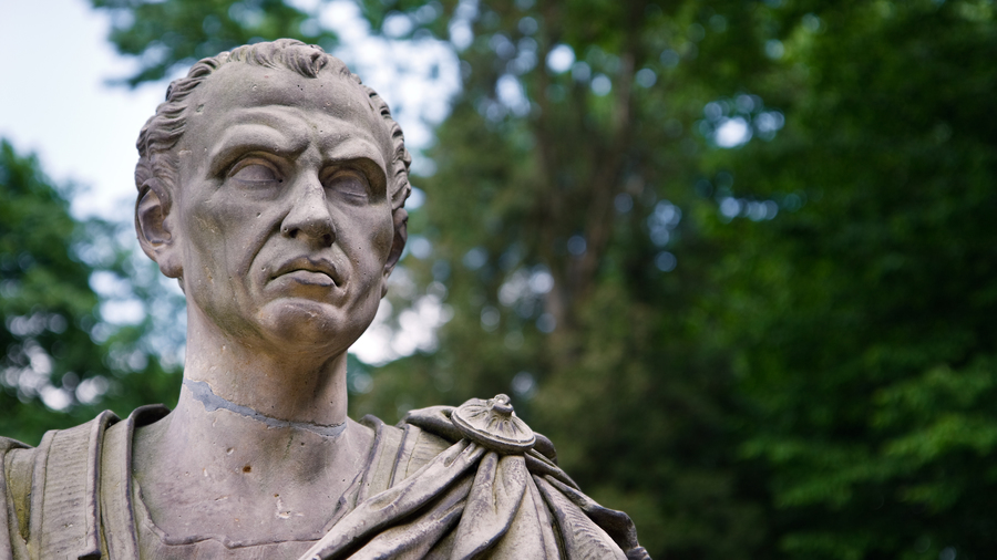 Ancient Roman General Julius Caesar 