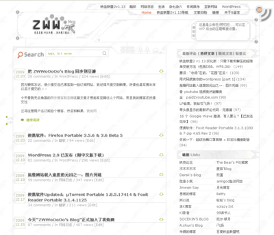 WordPress Theme: zww Line