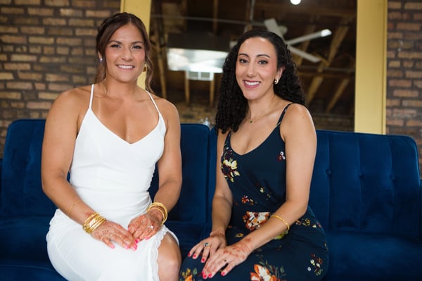 Mara and Jam at Jam's wedding