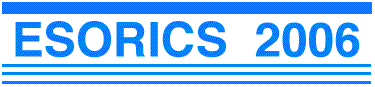 ESORICS 2006