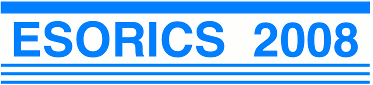 ESORICS 2008