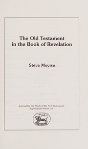 Cover of: The Old Testament in the Book of Revelation