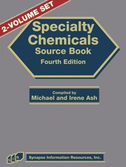 Cover of: Specialty Chemicals Source Book