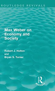 Cover of: Max Weber on Economy and Society (Routledge Revivals)