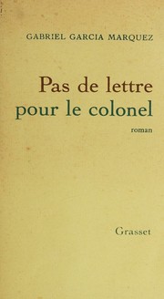 Cover of: Pas de lettre pour le colonel: [roman]