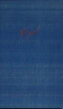 Cover of: Briefe von und an Hegel