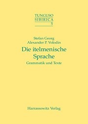 Die itelmenische Sprache by Stefan Georg