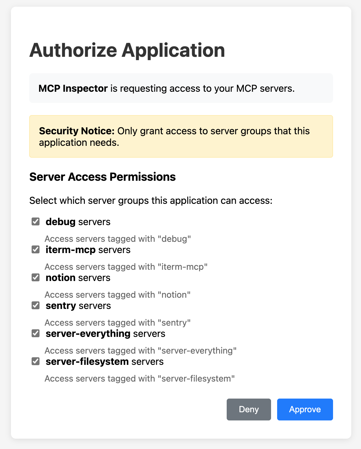 OAuth Authorize Application