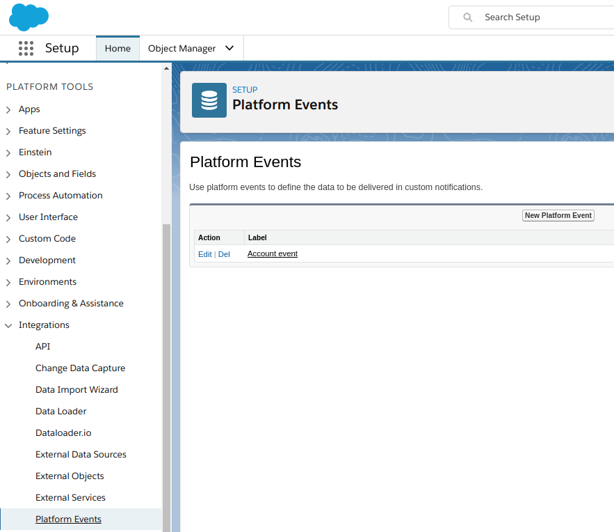 Platform Events Platform Events