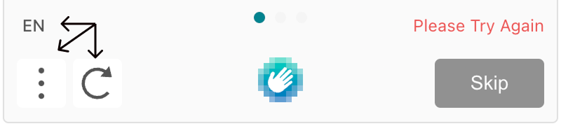 challenge menu buttons