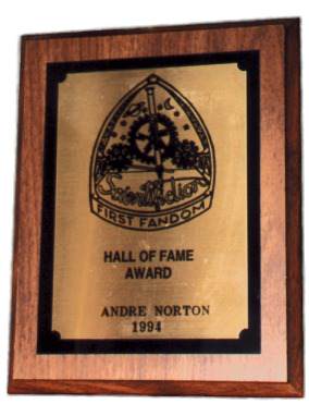 Памятный Диплом Андрэ Нортон