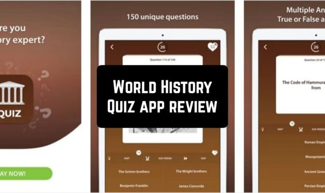 World History Quiz App Review