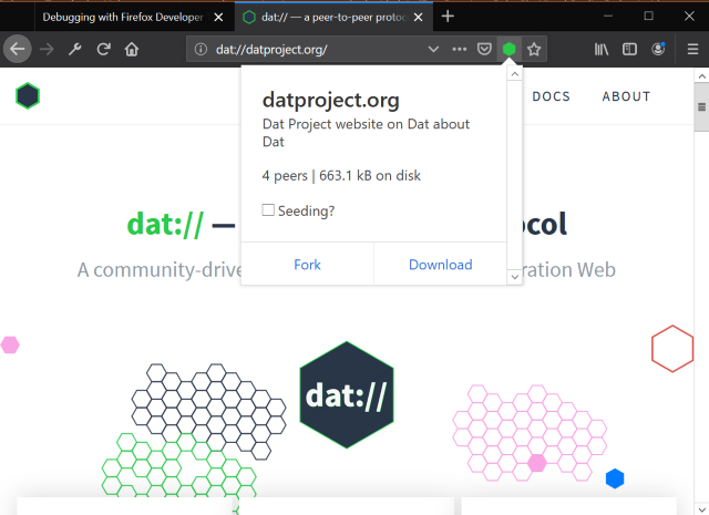 dat-protocol-in-firefox "Dat Firefox add-on compatible with beaker"