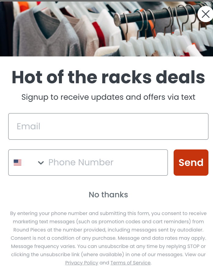 Ejemplo de formulario de registro con lenguaje divulgativo